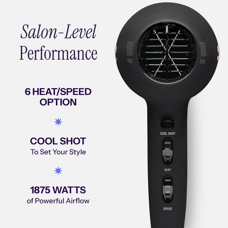 HOT TOOLS Professional Ceramic Rainbow Hair Dryer - Fast Drying Blow Dryer with Quiet Operation and Ion Technology for Long-Lasting and Shinier Hair - 1875 Watts - Image 4